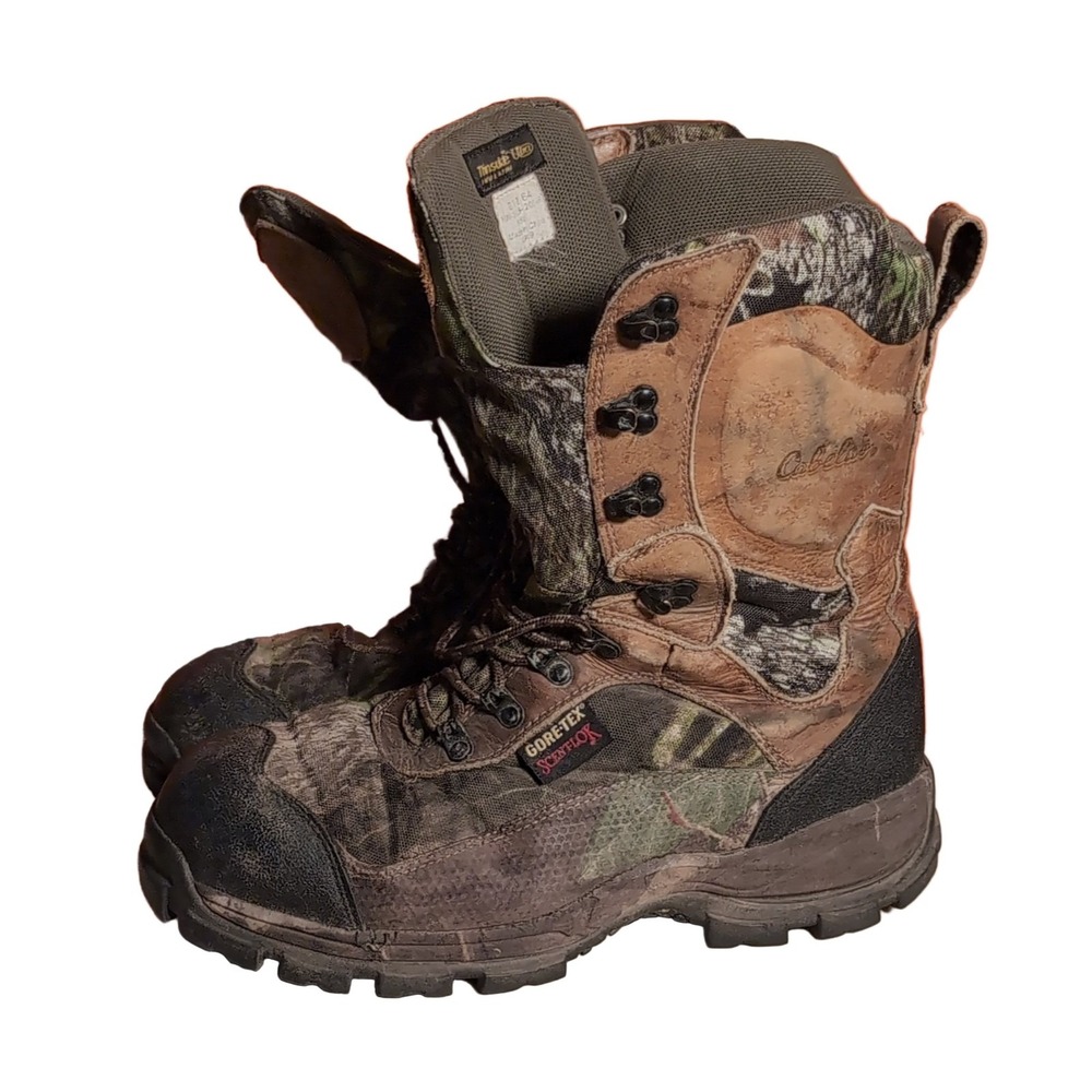 Cabela's Gore-Tex ScentLok Thinsulate Ultra Camo Hunting Boots Men's 9.5W